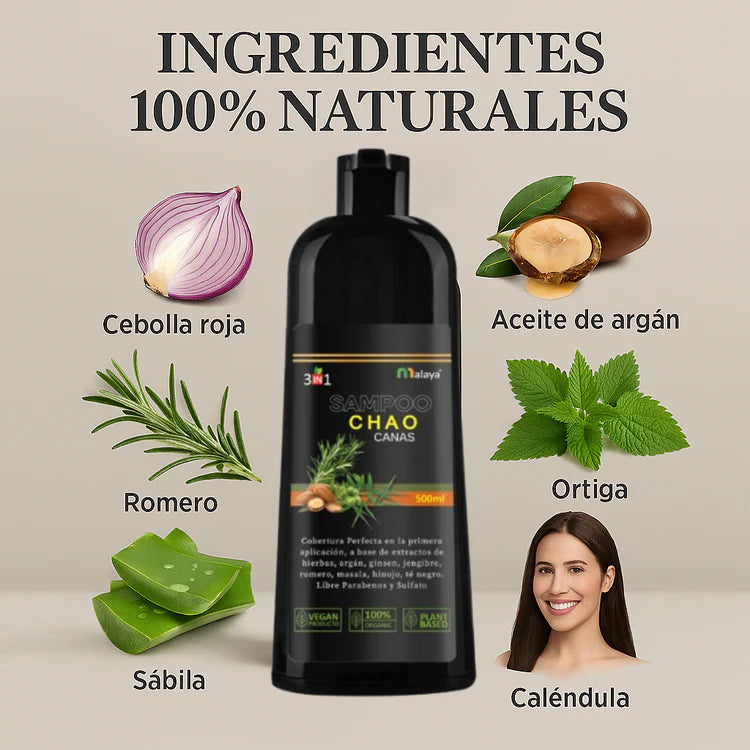 Kit 3 en 1 para un cabello sin canas